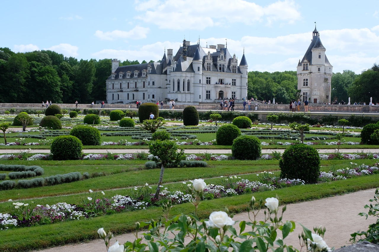 Pilis,  Chenonceau,  Sodas,  Luaros,  Architektūra, Nemokamos Nuotraukos,  Nemokama Licenzija