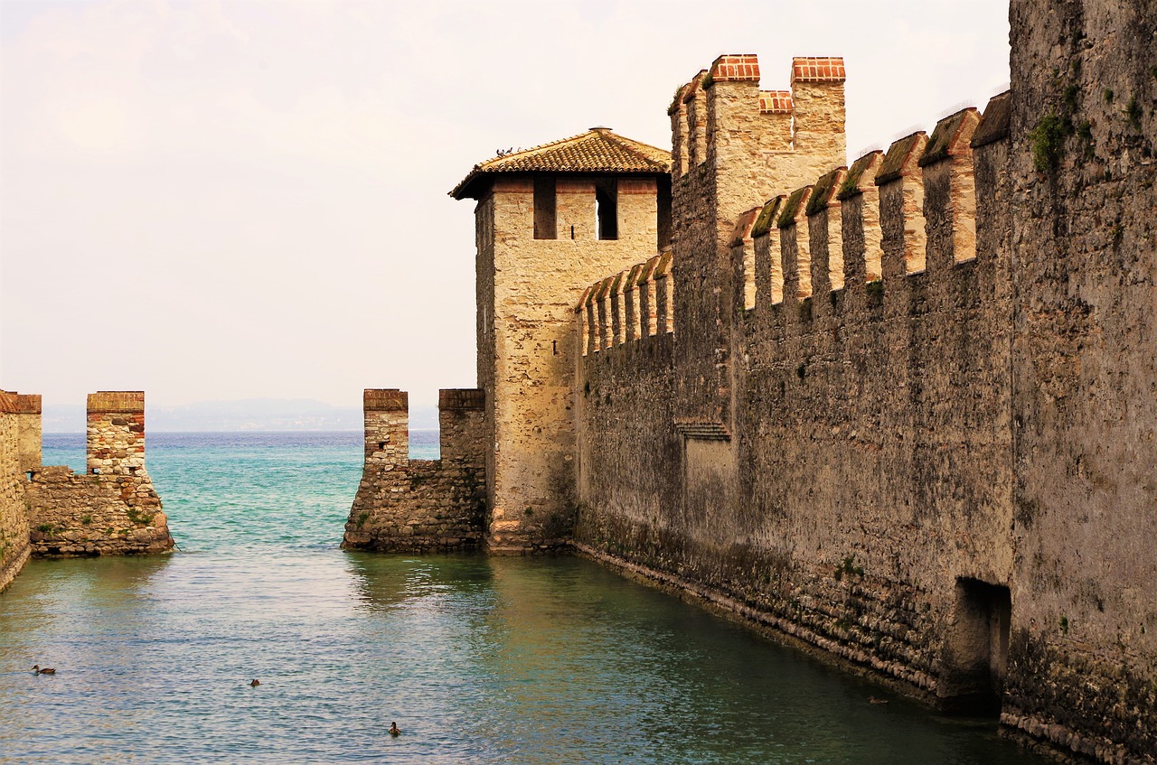 Pilis,  Rocca,  Torre,  Viduramžiai,  Tvirtovė,  Sirmione, Nemokamos Nuotraukos,  Nemokama Licenzija