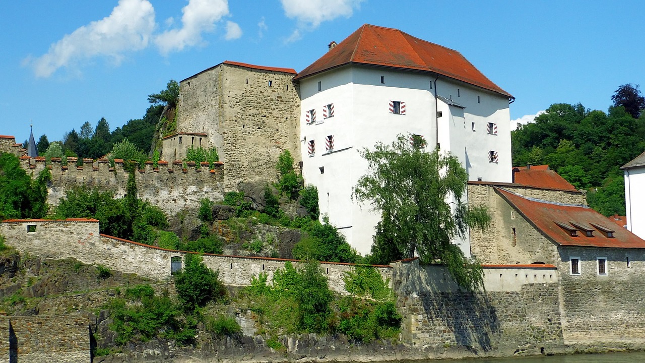 Pilis, Passau, Architektūra, Tvirtovė, Pastatas, Danube, Nemokamos Nuotraukos,  Nemokama Licenzija