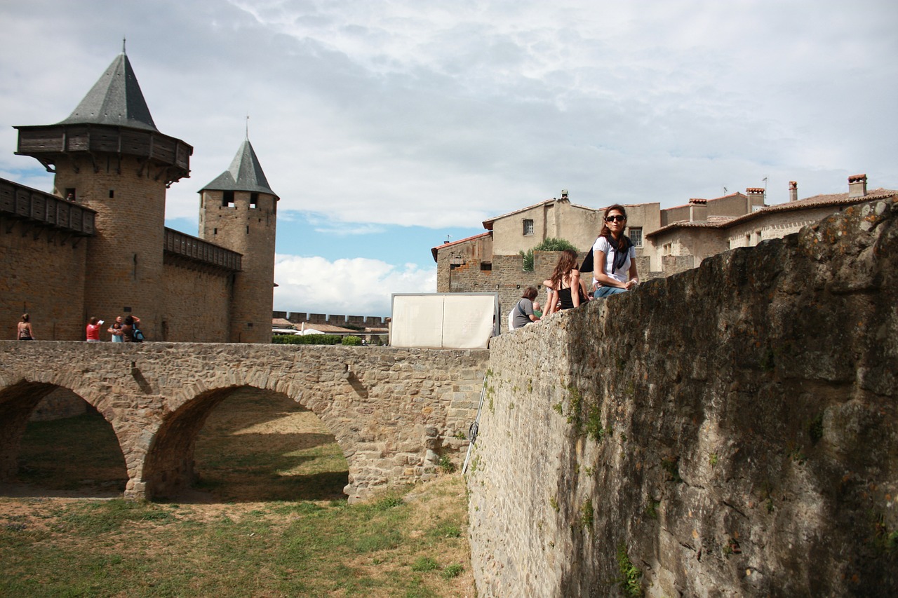 Pilis, Viduramžių, Carcassonne, France, Tvirtovė, Architektūra, Viduramžiai, Arkos, Siena, Istorija