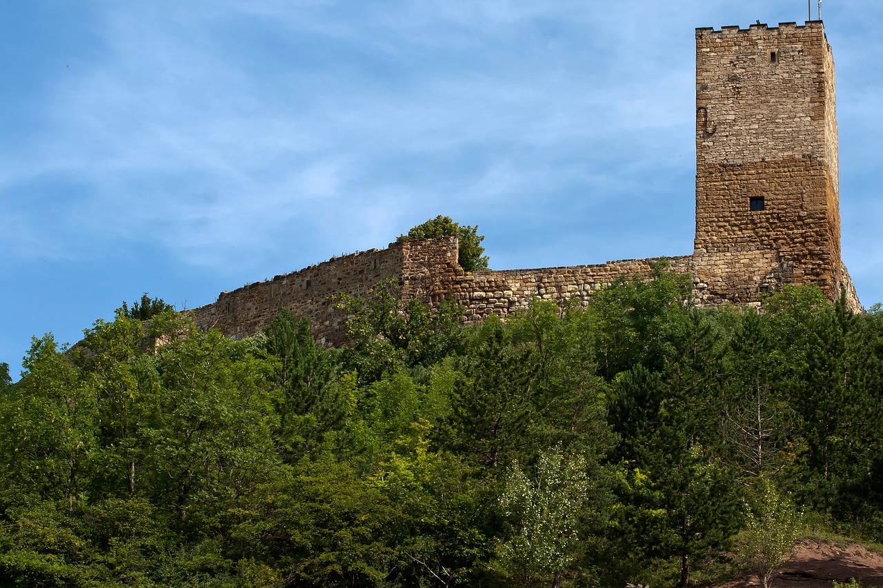 Pilis, Turingijos Federalinė Žemė, Tiuringijos Miškas, Pilies Griuvėsiai, Trys Patys, Nemokamos Nuotraukos,  Nemokama Licenzija