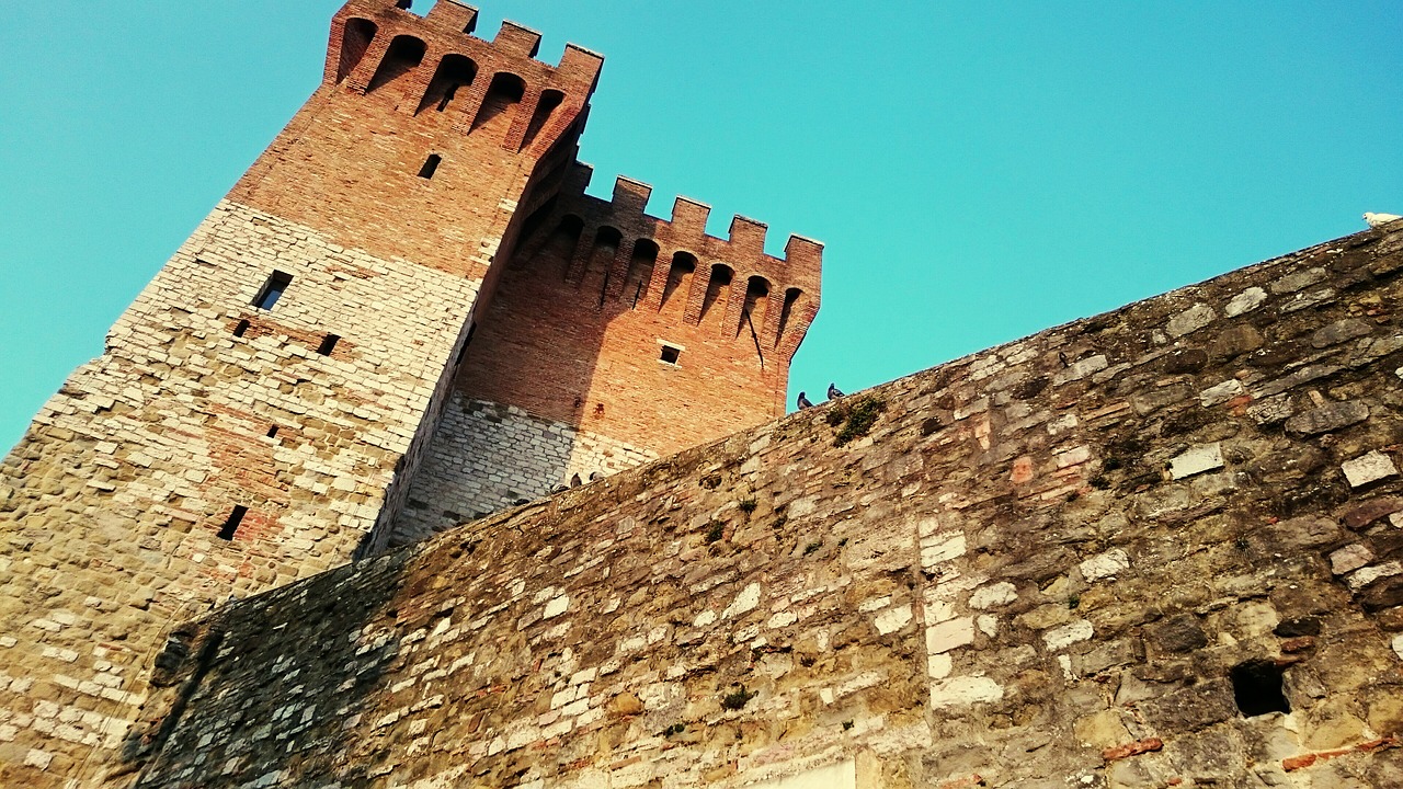 Pilis, Sienos, Pilies Įėjimas, Porta Di Angelo, Perugia, Italy, Akmuo, Europa, Bokštas, Istorinis