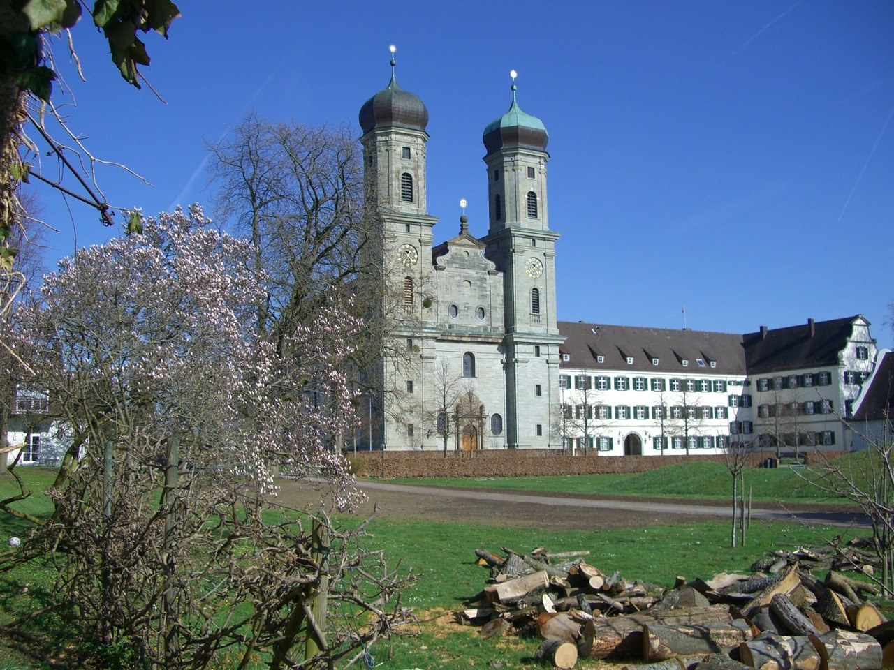 Pilies Bažnyčia, Friedrichshafen, Sodas, Pavasaris, Nemokamos Nuotraukos,  Nemokama Licenzija