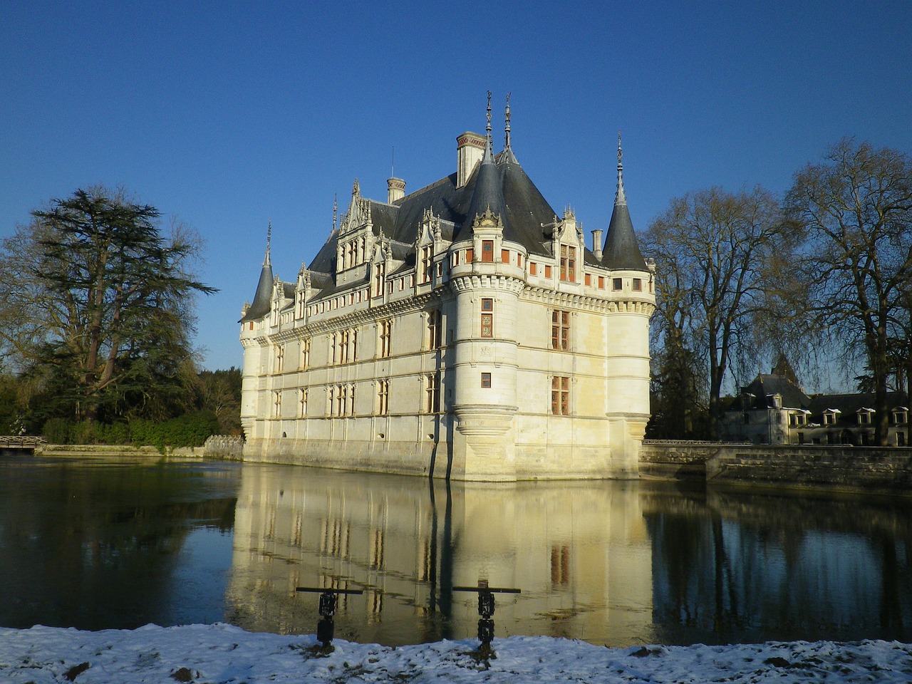 Azajo Pilis Užuolaidos, Loire Pilis, Pilis Loire, Architektūra, Luaros, Renesanso, Azay Užuolaidos, Pilis, Azay-Užuolaida, Nemokamos Nuotraukos