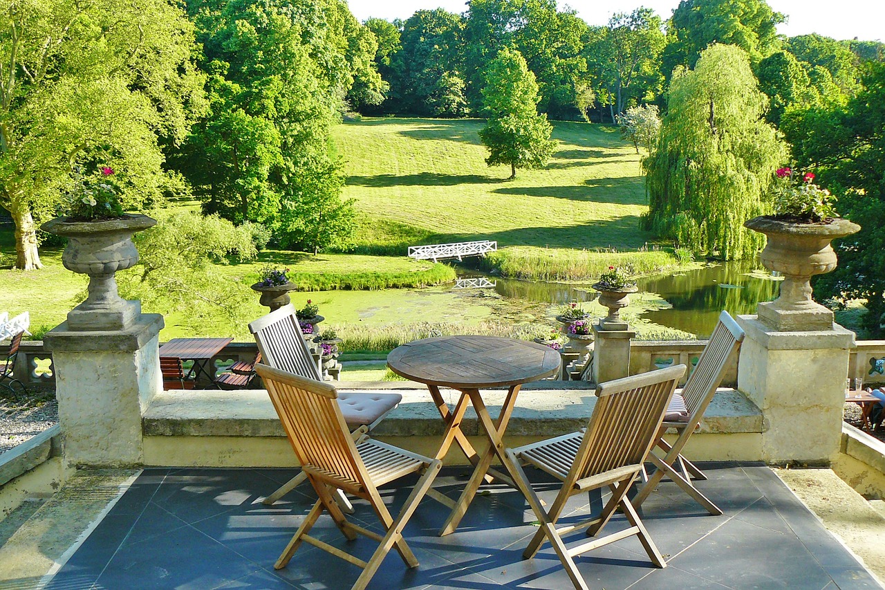 Pilies Parkas,  Viešbutis,  Terasa,  Parkas,  Idiliškas,  Romantiškas,  Architektūra,  Nuosavybė,  Sodo Architektūra,  Schlossgarten