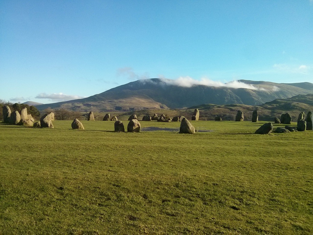 Castlerigg, Lauke, Keswick, Mistinis, Gamta, Anglija, Kambrija, Turizmas, Nemokamos Nuotraukos,  Nemokama Licenzija