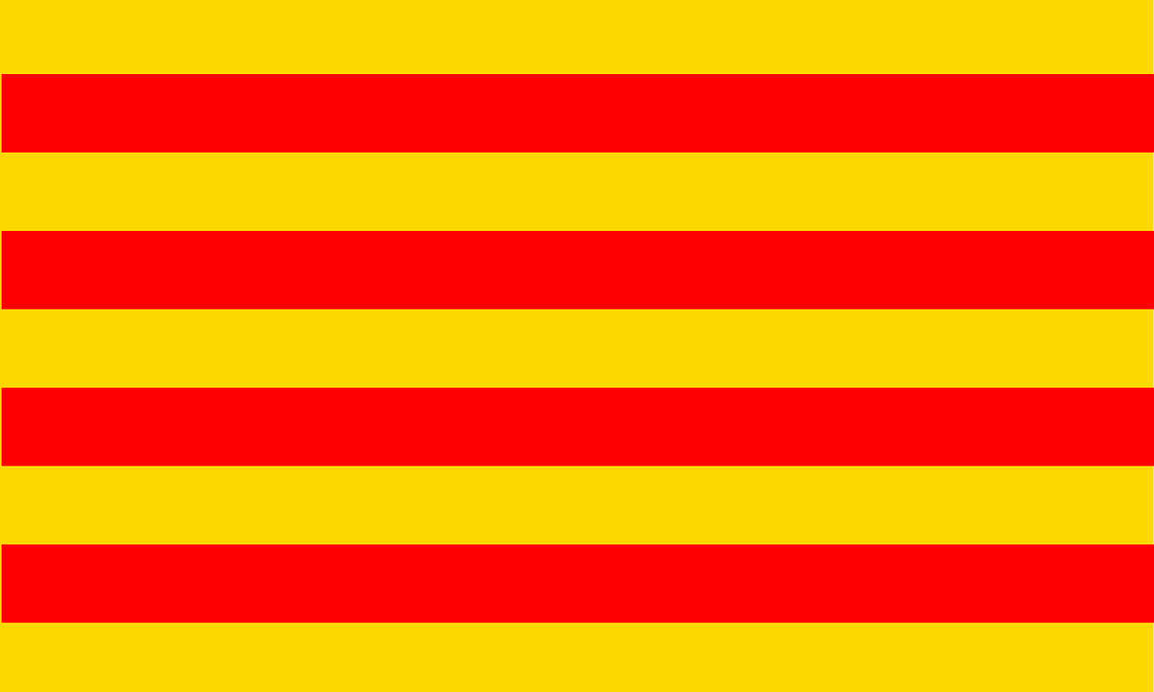 Katalonija, Vėliava, Patriotizmas, Katalonų Kalba, Ispanija, Europa, Nemokama Vektorinė Grafika, Nemokamos Nuotraukos,  Nemokama Licenzija