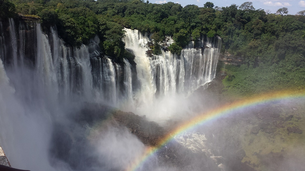 Katarakta, Angola, Vaivorykštė, Gamta, Peizažai, Turizmas, Tvarumas, Nemokamos Nuotraukos,  Nemokama Licenzija