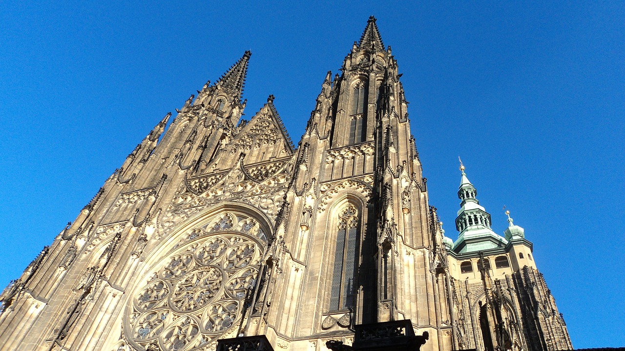 Katedra, Bažnyčia, Prague, Europietis, Europa, Turizmas, Istorinis, Istorinis, Krikščionis, Katalikų