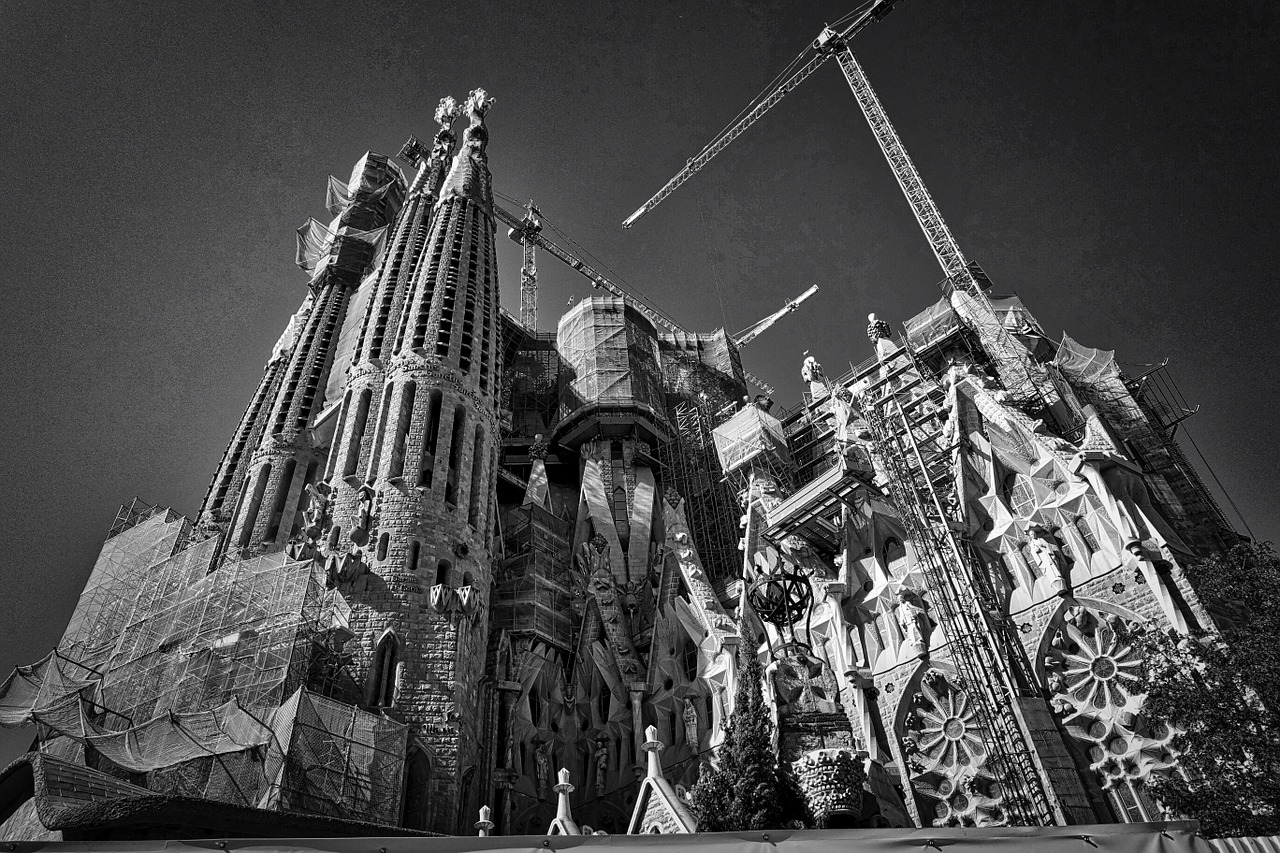 Katedra, Sagrada Familia, Barcelona, Orientyras, Paminklas, Statyba, Gaudi, Istorinis, Bazilika, Žinomas