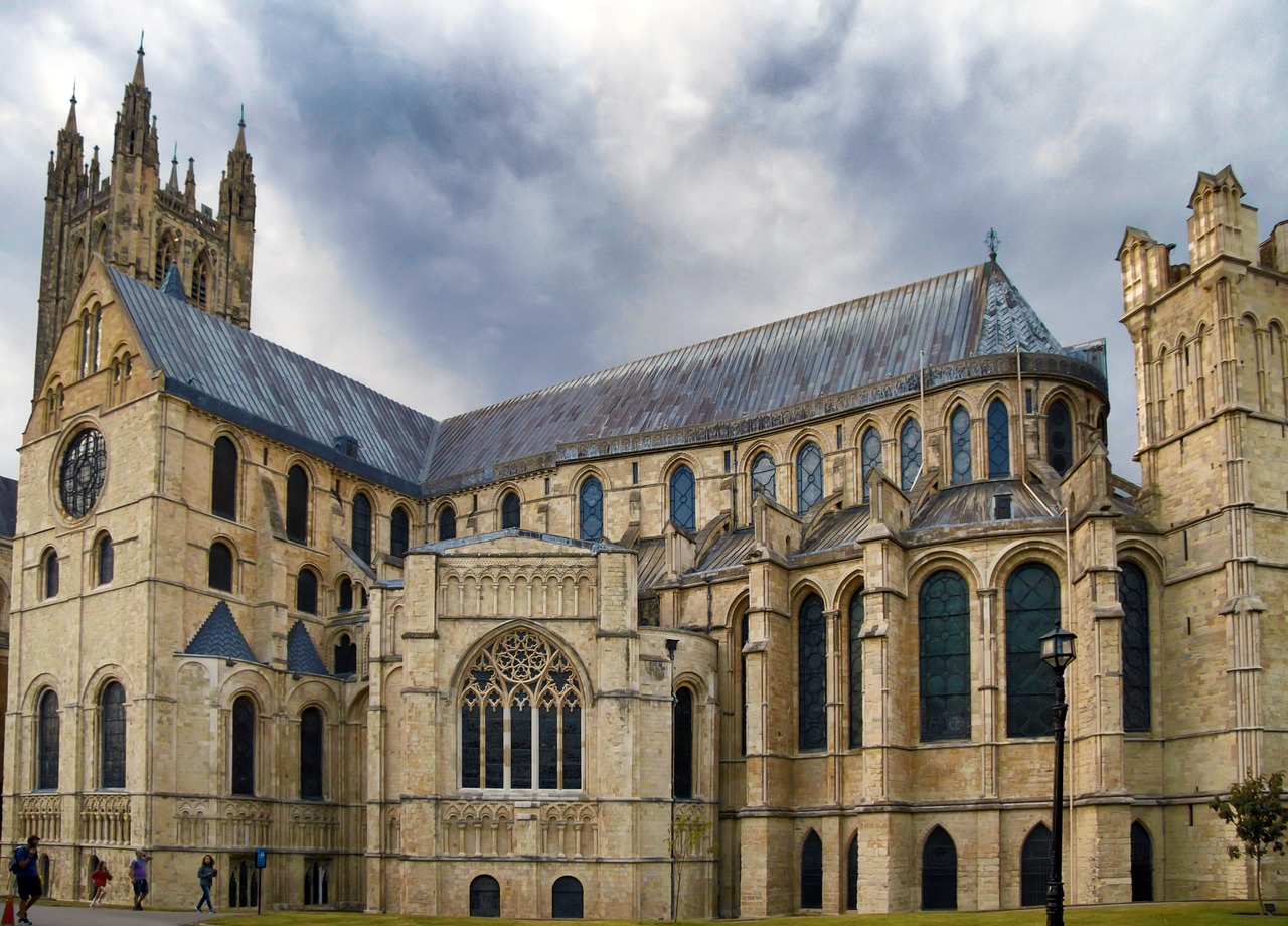Katedra, Canterbury, Pasaulinis Paveldas, Unesco, Krikščionybės Katedra, Gotika, Lankytinos Vietos, Bažnyčia, Anglija, Nemokamos Nuotraukos