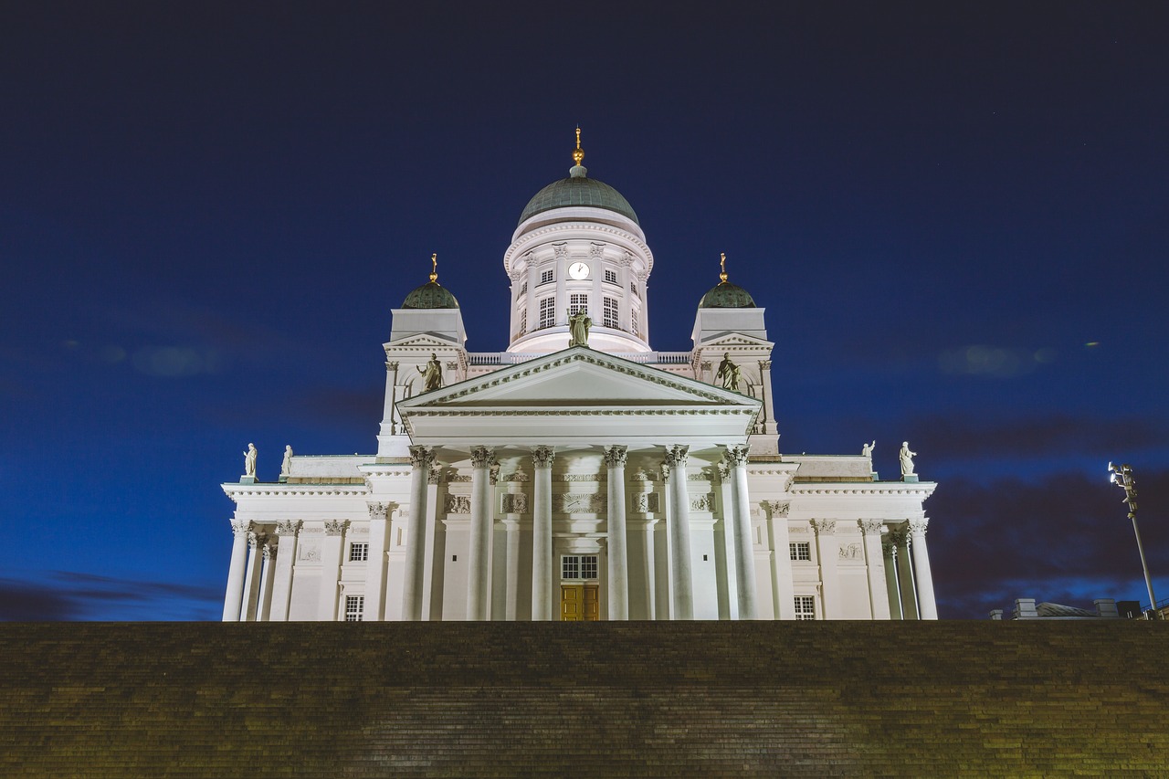 Katedra, Bažnyčia, Pastatas, Helsinki, Finland, Architektūra, Gotika, Miestas, Europa, Orientyras