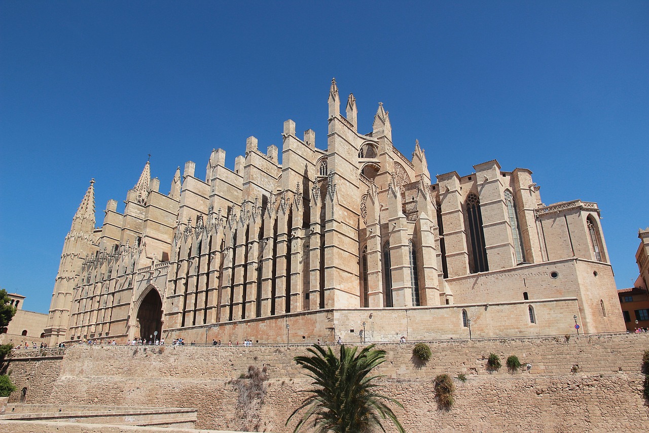 Katedra, La Palma, Gotika, Monumentalus, Akmens Pastatas, Religija, Krikščionybė, Krikščionis, Bažnyčia, Marija