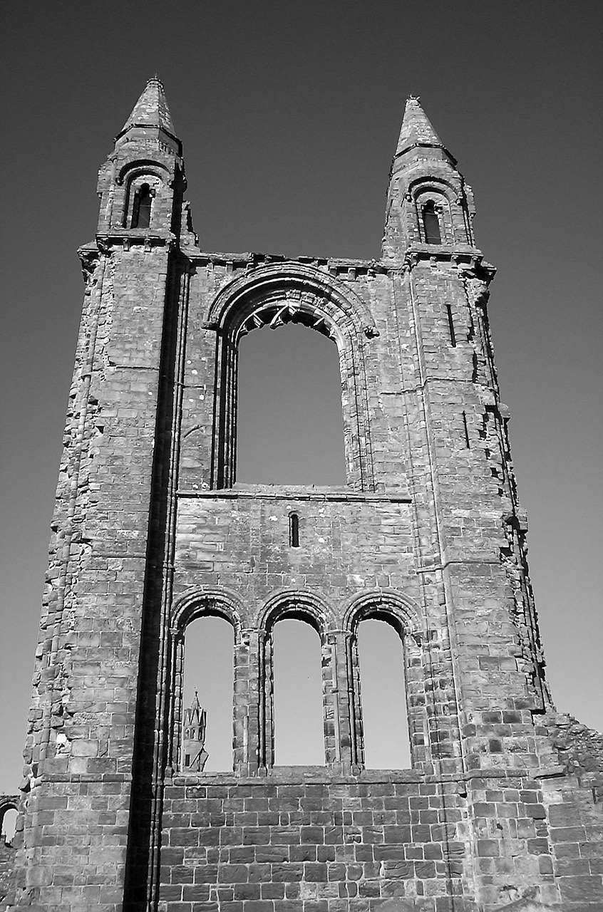 Katedra, St Andrews, Škotija, Sugadinti, Bažnyčia, Nemokamos Nuotraukos,  Nemokama Licenzija