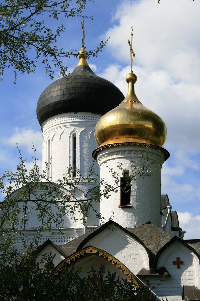 Katedra, Rusų, Bažnyčia, Ortodoksas, Pastatas, Balta, Architektūra, Kupolai, Juoda, Auksas