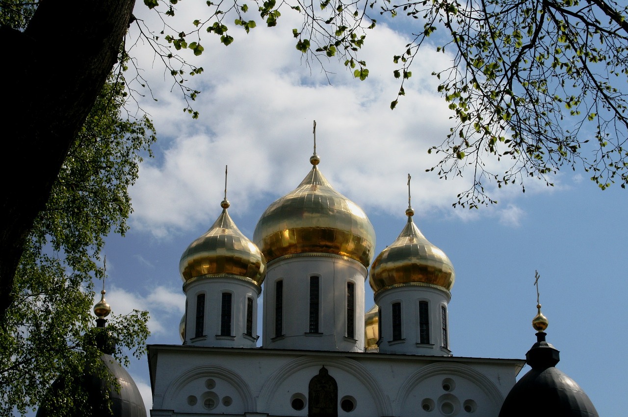 Katedra, Rusų, Bažnyčia, Ortodoksas, Pastatas, Balta, Architektūra, Kupolai, Auksas, Bokštai