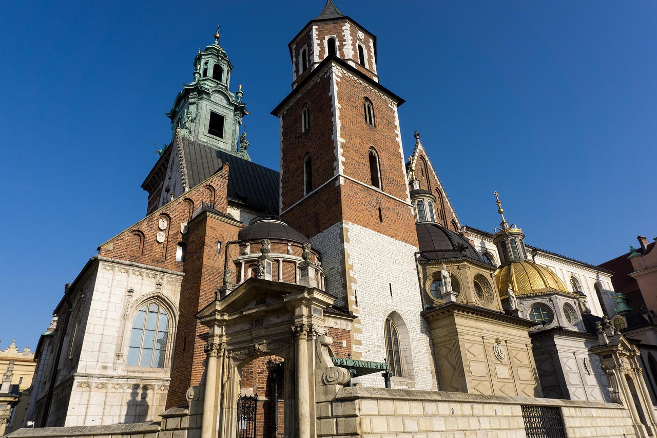 Katedra, Karališkoji Pilis, Wawel, Pilis, Architektūra, Kraków, Krakow, Cracow, Lenkija, Europa