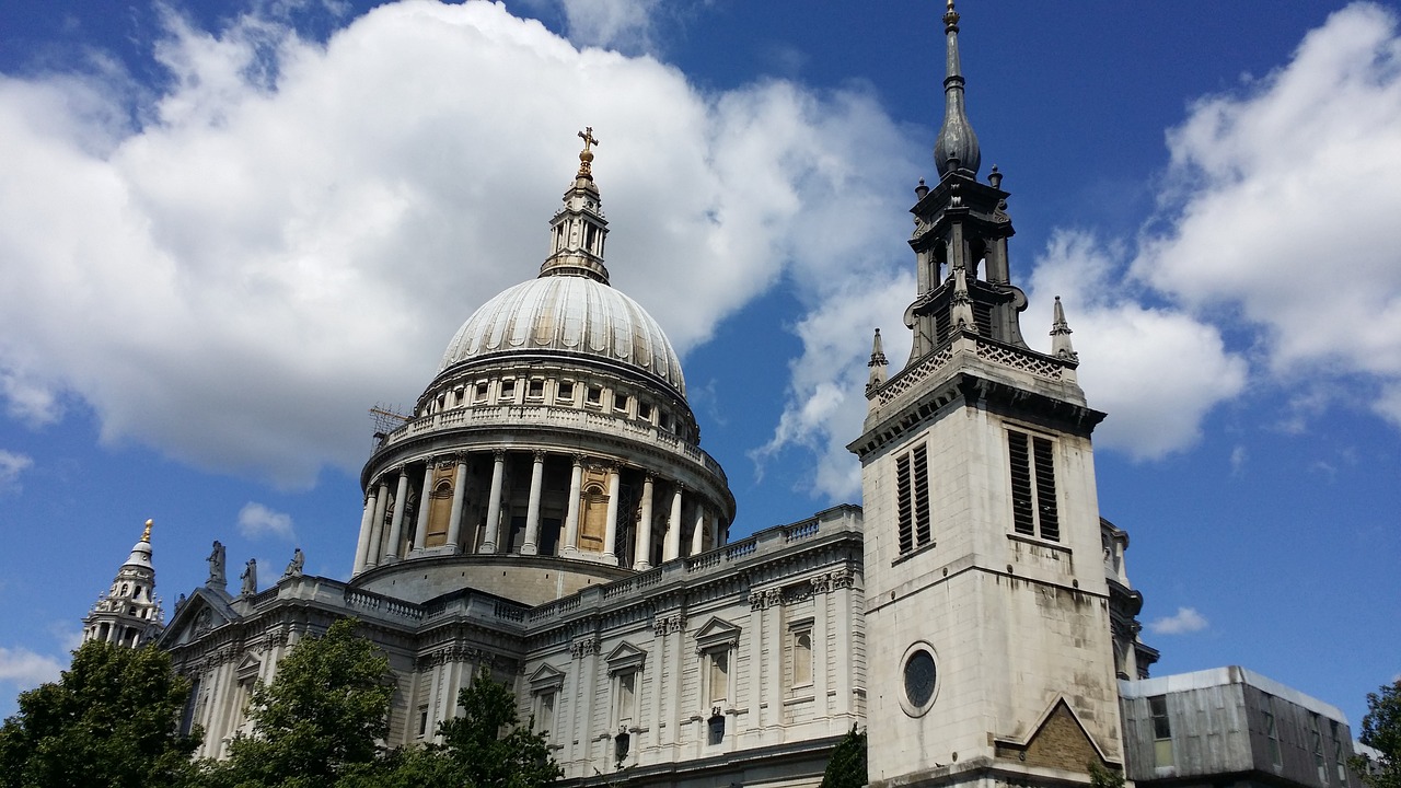 Katedra, Londonas, Religija, Pastatas, Statyba, Dizainas, Dangus, Architektūra, Nemokamos Nuotraukos,  Nemokama Licenzija