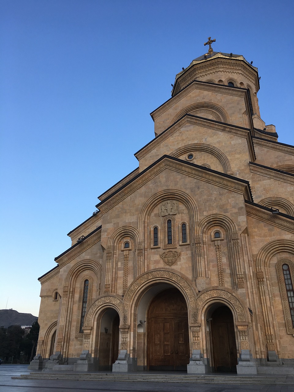 Katedra, Gruzija, Tbilisis, Architektūra, Turizmas, Kelionė, Ortodoksas, Trinybė, Žinomas, Tradicinis