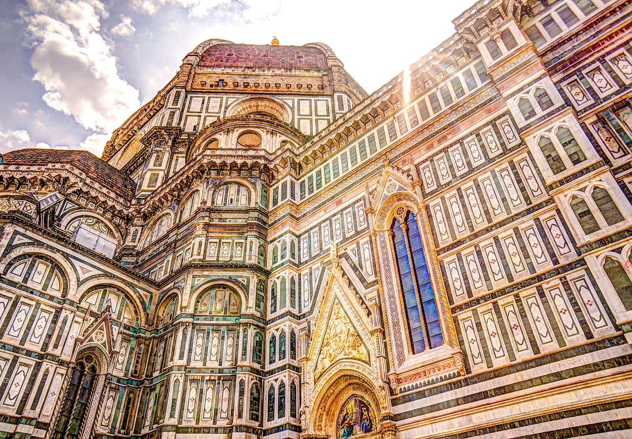 Katedra, Florencija, Kupolas, Italy, Bažnyčia, Lauke, Architektūra, Pastatai, Papuošalai, Nemokamos Nuotraukos