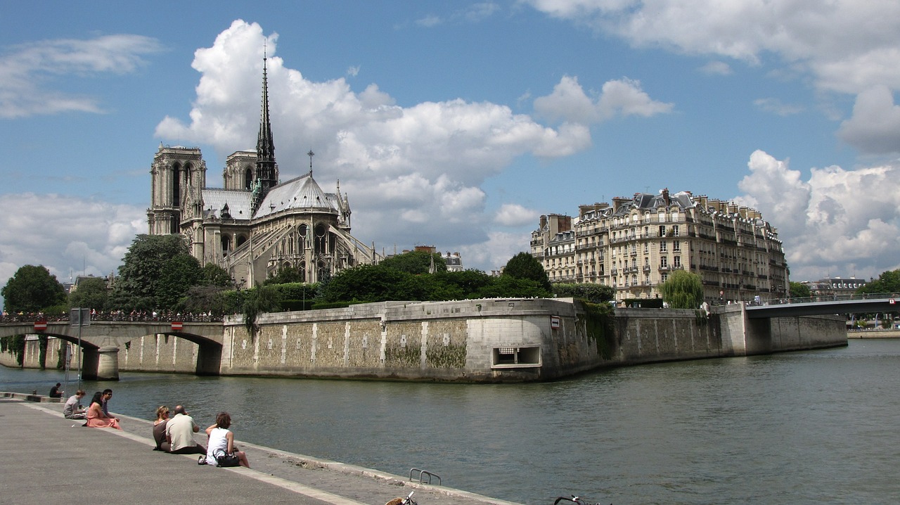 Katedra, Paris, Seine, Nemokamos Nuotraukos,  Nemokama Licenzija