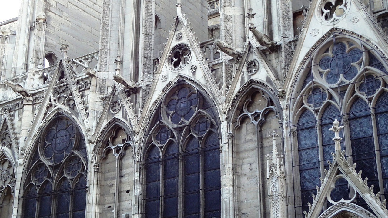 Katedra, Notre Dame, Vitražai, Paris, Nemokamos Nuotraukos,  Nemokama Licenzija