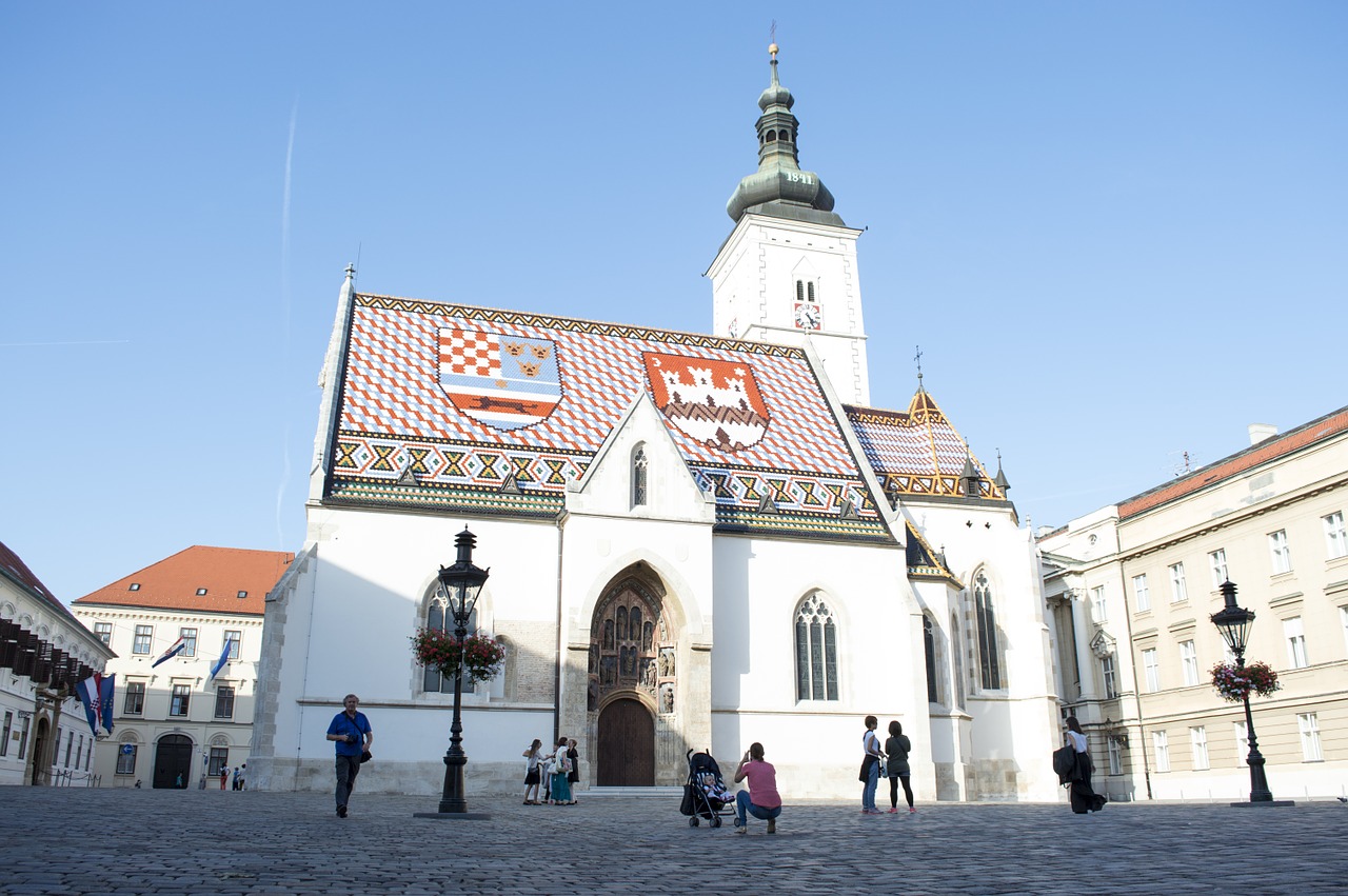 Katedra, Zagrebas, Kroatija, Bažnyčia, Miestas, Europa, Architektūra, Miestas, Katalikų, Senas