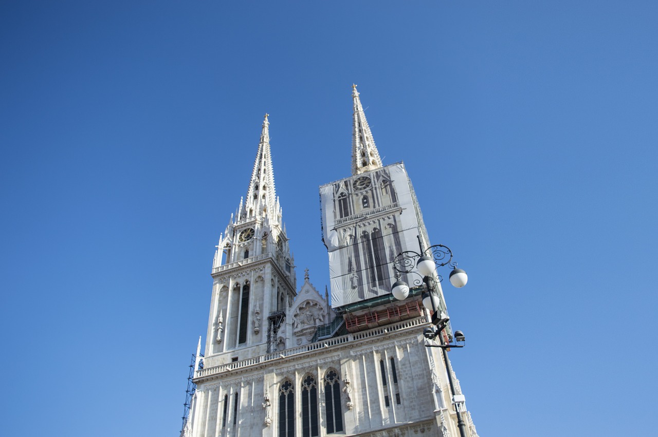 Katedra, Zagrebas, Religija, Bažnyčia, Architektūra, Orientyras, Pastatas, Katalikų, Istorija, Senas