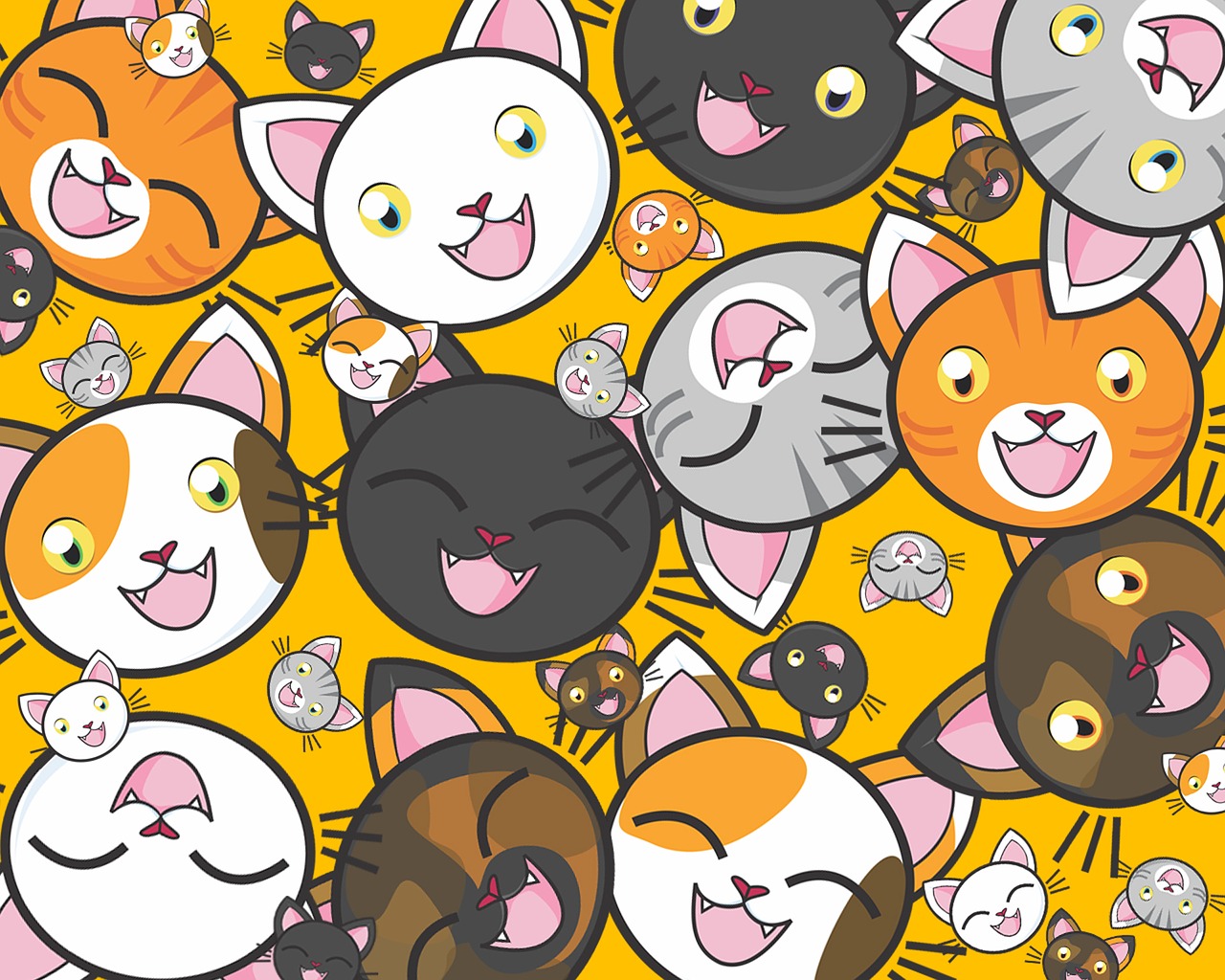 Katės, Mielas, Kačiukas, Kitties, Kačiukas, Žavinga, Kačių, Oranžinė, Mielas, Geltona