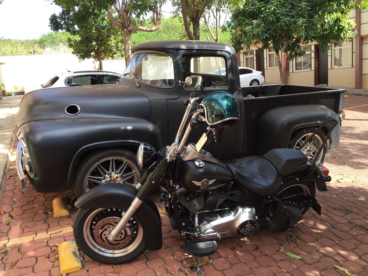 Caveirão, Sunkvežimis, Dviratis, Šarvuotos Transporto Priemonės, Harley Davidson, Brazilija, Nemokamos Nuotraukos,  Nemokama Licenzija