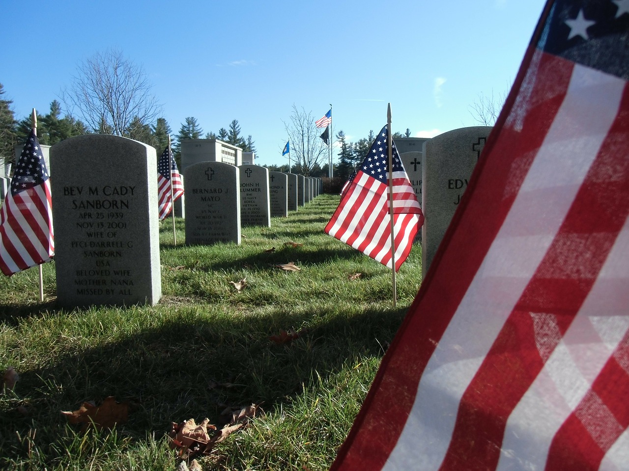 Kapinės, Kapinės, Memorialiniai Žymekliai, Veteranai, Kapas, Kapinės, Paminklas, Karas, Veteranas, Amerikietis