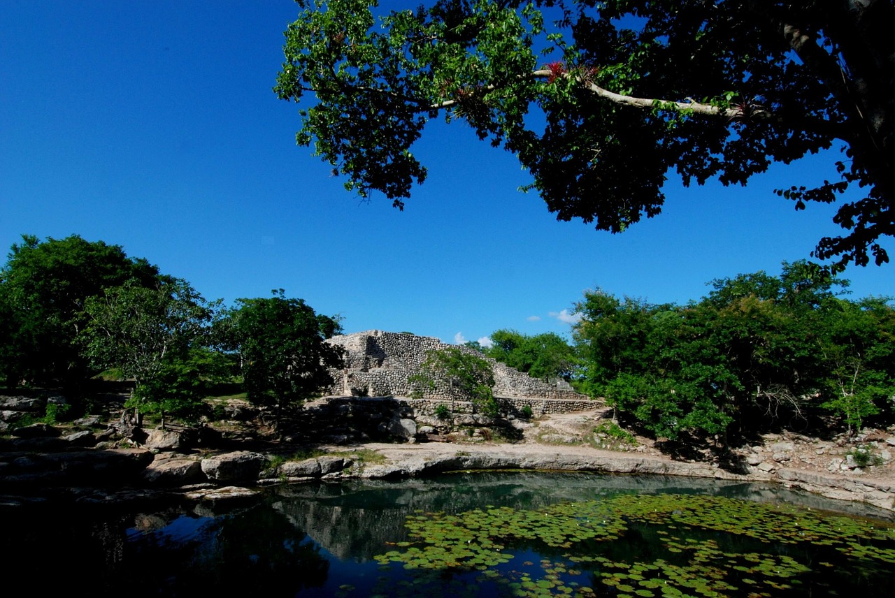 Cenote, Puiku, Yukatanas, Nemokamos Nuotraukos,  Nemokama Licenzija