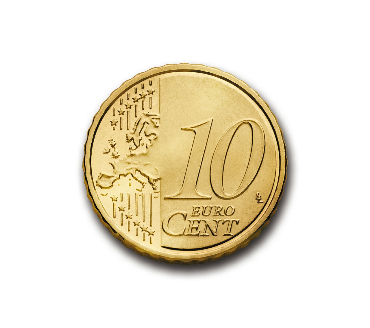 Centas, 10, Euras, Moneta, Valiuta, Europa, Pinigai, Turtas, Verslas, Finansai