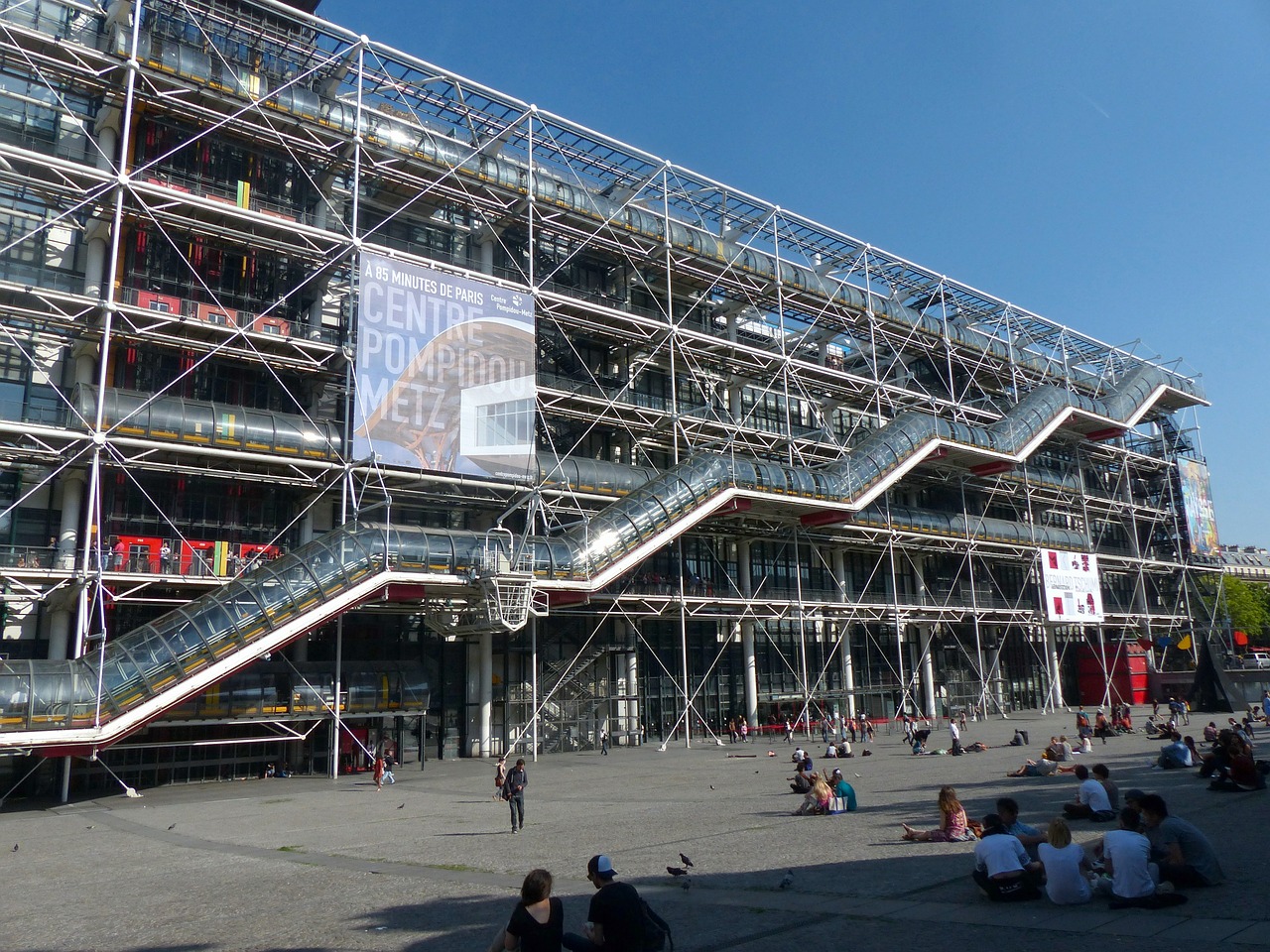 Centras Pompidou, Paris, Menas, Nemokamos Nuotraukos,  Nemokama Licenzija