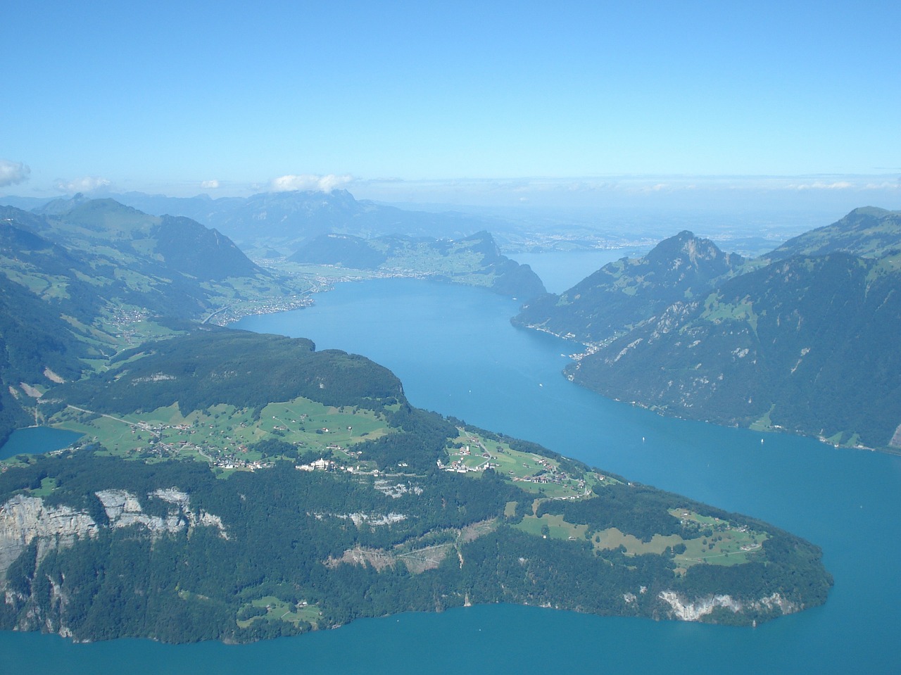 Centrinė Šveicarija, Ežero Lucerne Regionas, Seelisberg, Kalnai, Kalnų Papėdijos, Alpių, Ežeras, Vandenys, Uri, Schwyz