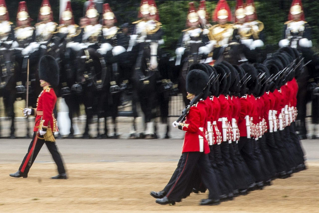 Ceremonija, Karinis Paradas, Aukoti Spalvą, Karalienė, Gimtadienis, Pėdų Apsaugai, Kovo Mėn. Praeityje, Kariai, Namų Ūkio Padalinys, Whitehall