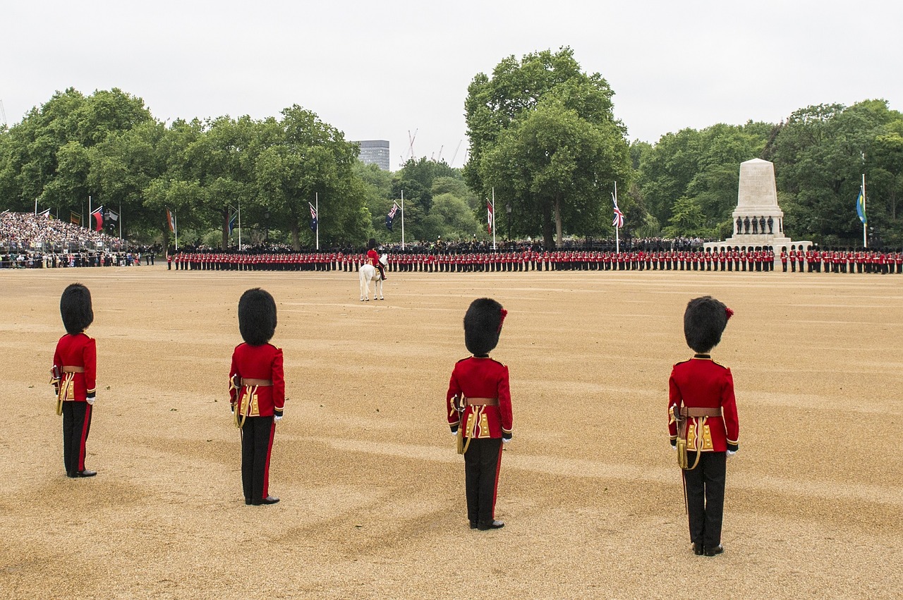 Ceremonija, Karinis Paradas, Aukoti Spalvą, Karalienė, Gimtadienis, Pėdų Apsaugai, Kovo Mėn. Praeityje, Kariai, Namų Ūkio Padalinys, Whitehall