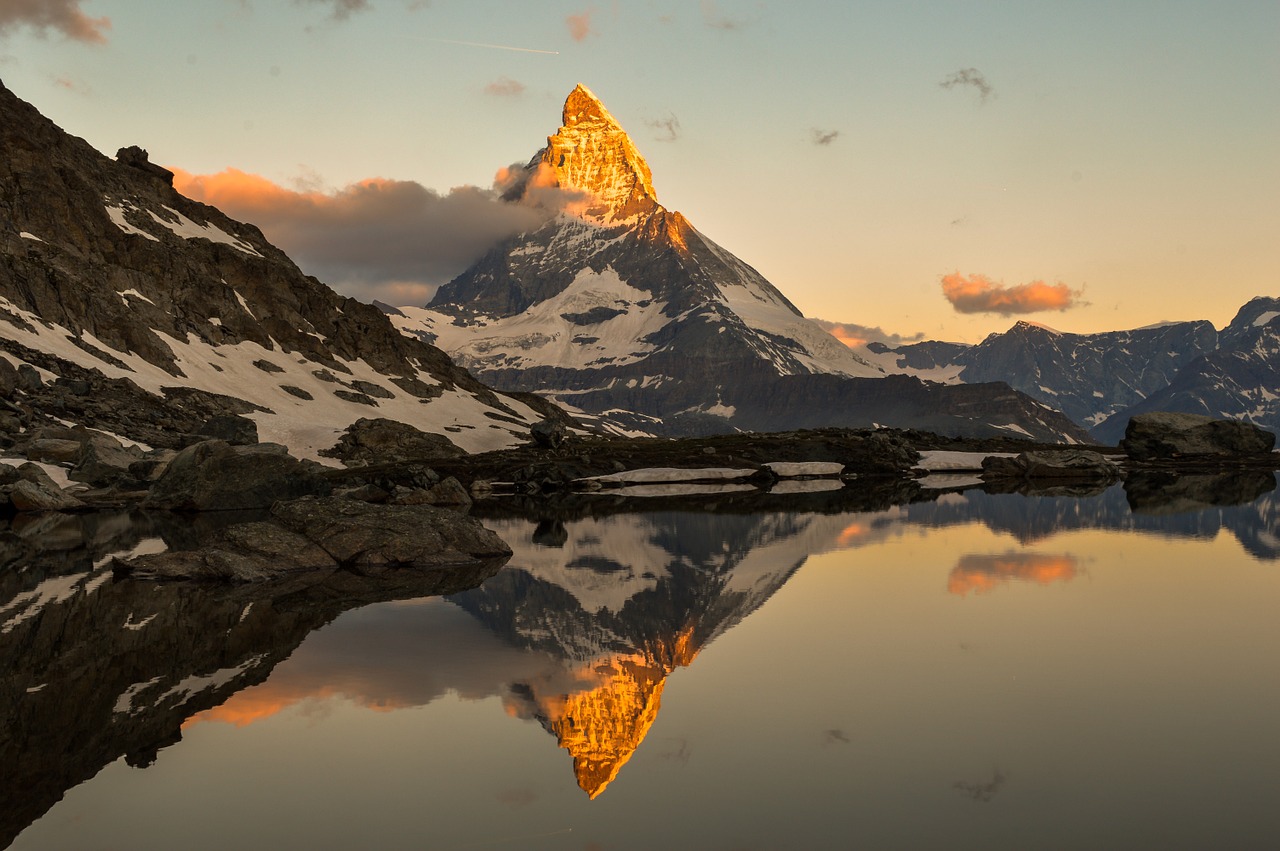 Cervin, Zermatt, Swiss, Gamta, Kelionė, Lauke, Europa, Europos, Alpino, Alpės