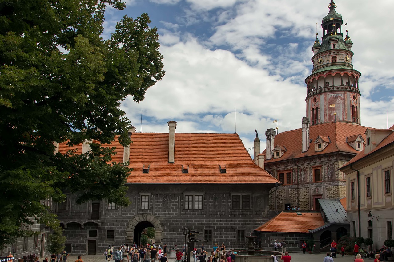 Český Krumlov, Čekijos Respublika, Architektūra, Miestas, Unesco, Istorija, Bokštas, Nemokamos Nuotraukos,  Nemokama Licenzija