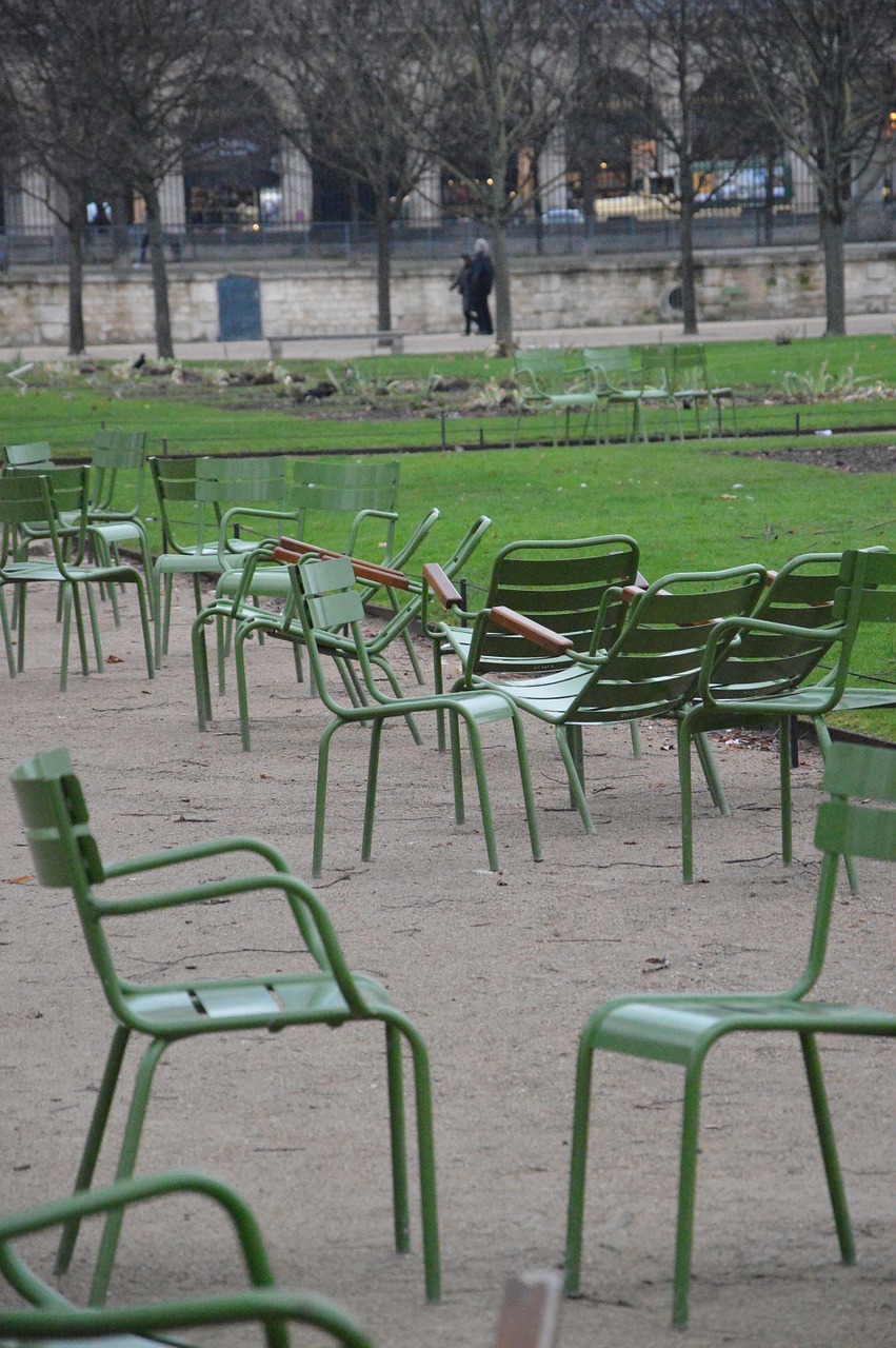 Kėdės, Žiemos Sodas, Liuksemburgas, Paris, Tuščios Kėdės, Nemokamos Nuotraukos,  Nemokama Licenzija