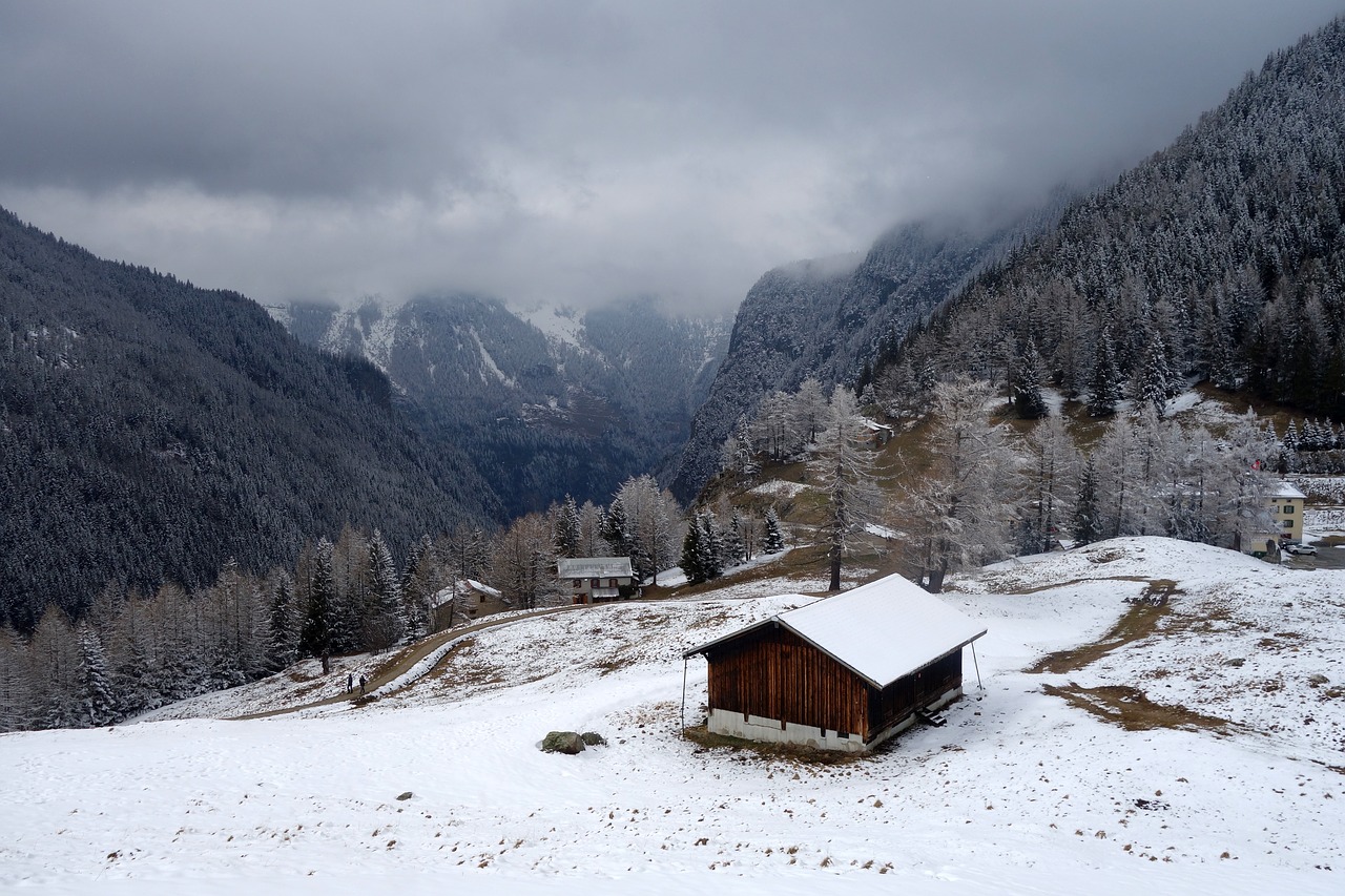 Chalet, Kalnas, Sniegas, Šveicarija, Alpės, Kraštovaizdis, Namas, Gamta, Pieva, Hautes Alpes