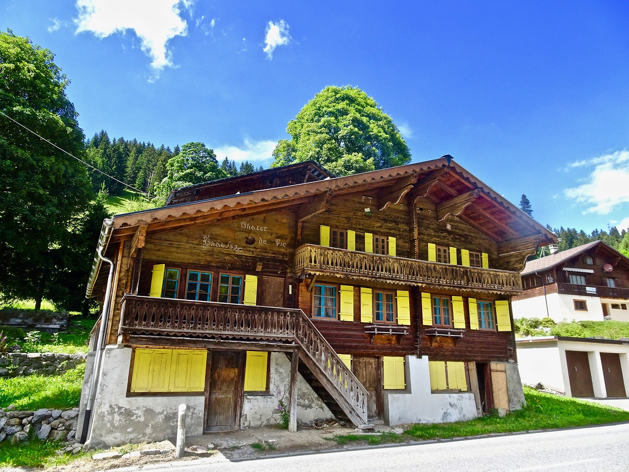 Chalet,  Swiss,  Medinis,  Architektūra,  Pastatas,  Namas,  Be Honoraro Mokesčio, Nemokamos Nuotraukos,  Nemokama Licenzija