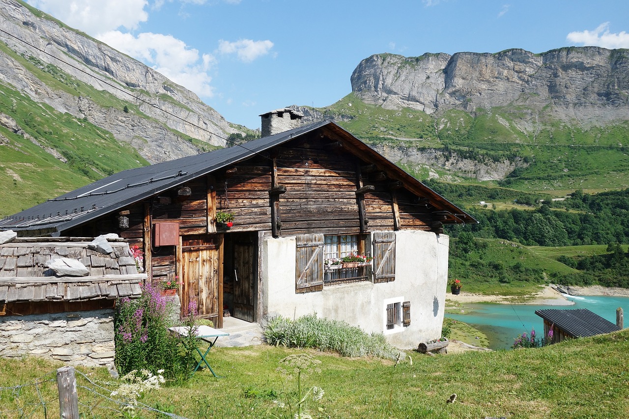 Chalet, Kalnas, Alpės, Ežeras, Roselendas, Nemokamos Nuotraukos,  Nemokama Licenzija