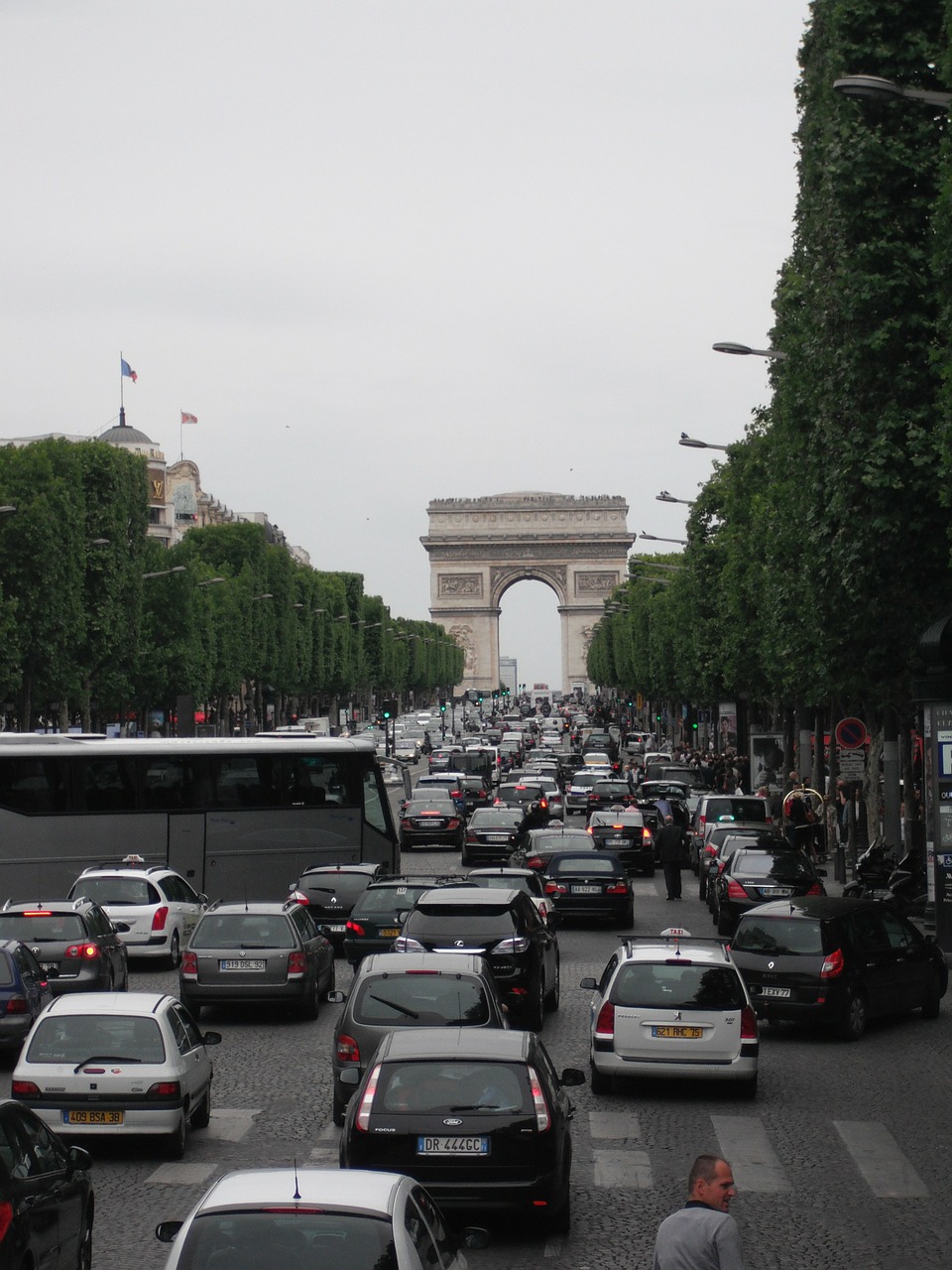 Champs Elysees, Eismas, Triumfo Arka, Paris, France, Turizmas, Prancūzų Kalba, Parisian, Europa, Europietis