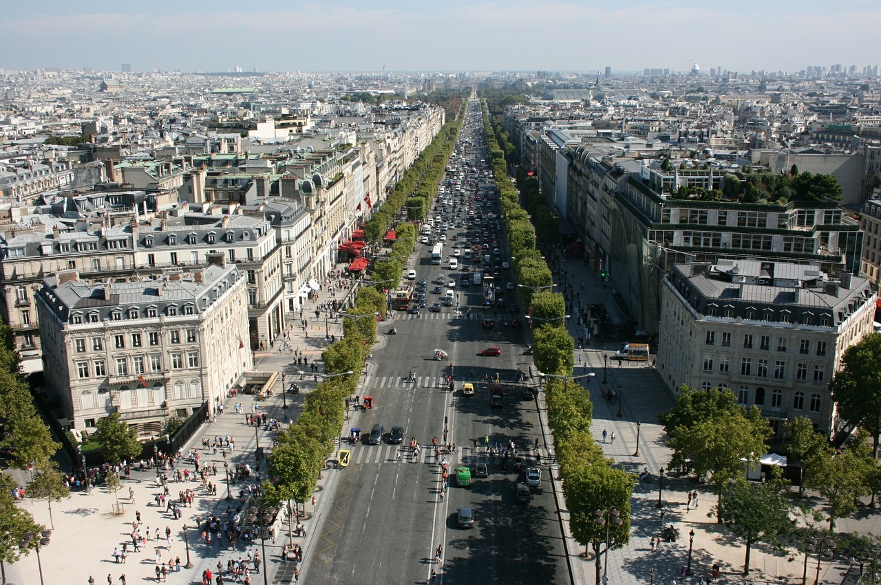 Champs Elysees, Champs Elysees Avenue, Paris, Nemokamos Nuotraukos,  Nemokama Licenzija