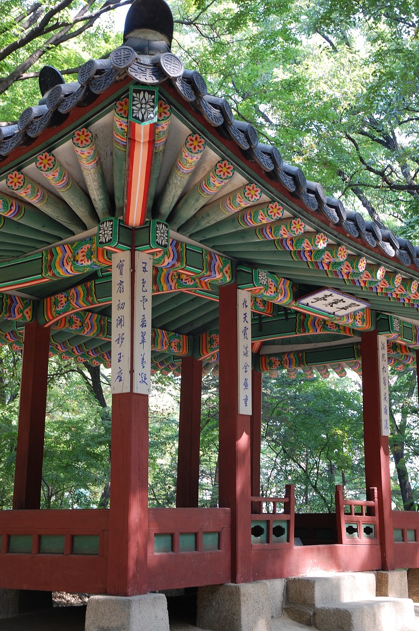 Changdeokgung, Rūmai, Sodas, Kraštovaizdis, Pietų Korėja, Pavasaris, Gamta, Seulas, Kelionė, Korėja