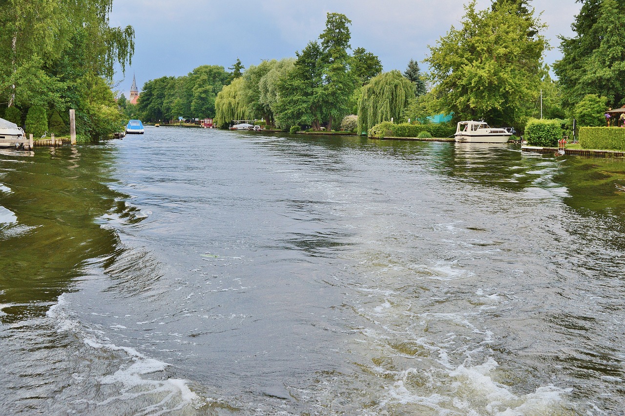 Kanalas, Müggel Spree, Berlynas, Vanduo, Kraštovaizdis, Gamta, Laisvalaikis, Kelionė Laivu, Vasara, Nemokamos Nuotraukos