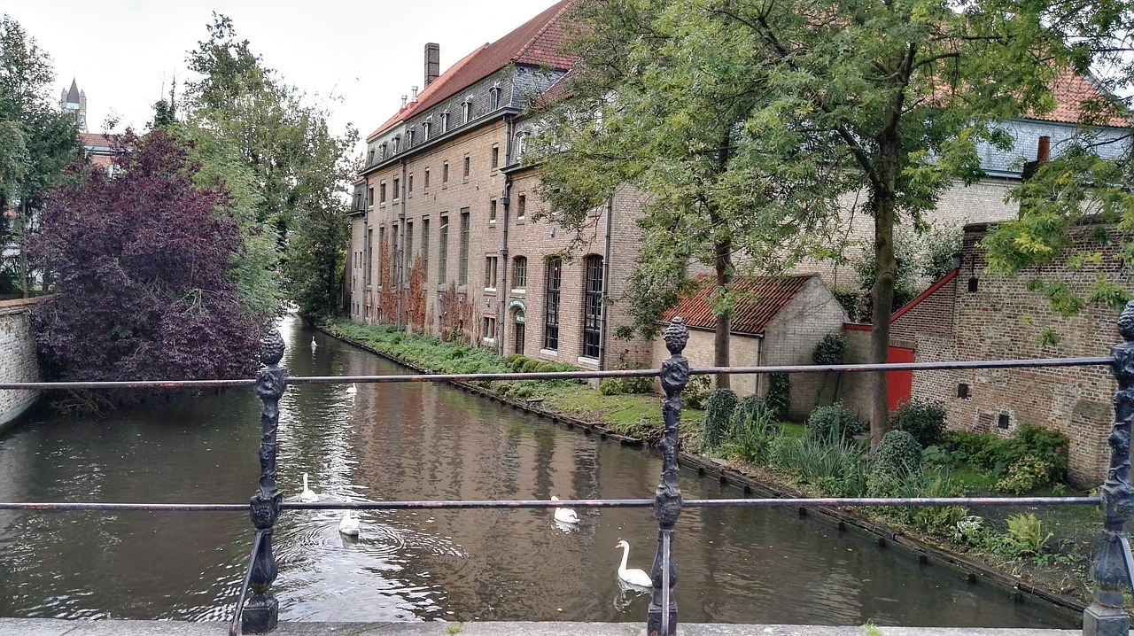 Kanalas, Bruges, Upė, Ruduo, Miestas, Nemokamos Nuotraukos,  Nemokama Licenzija