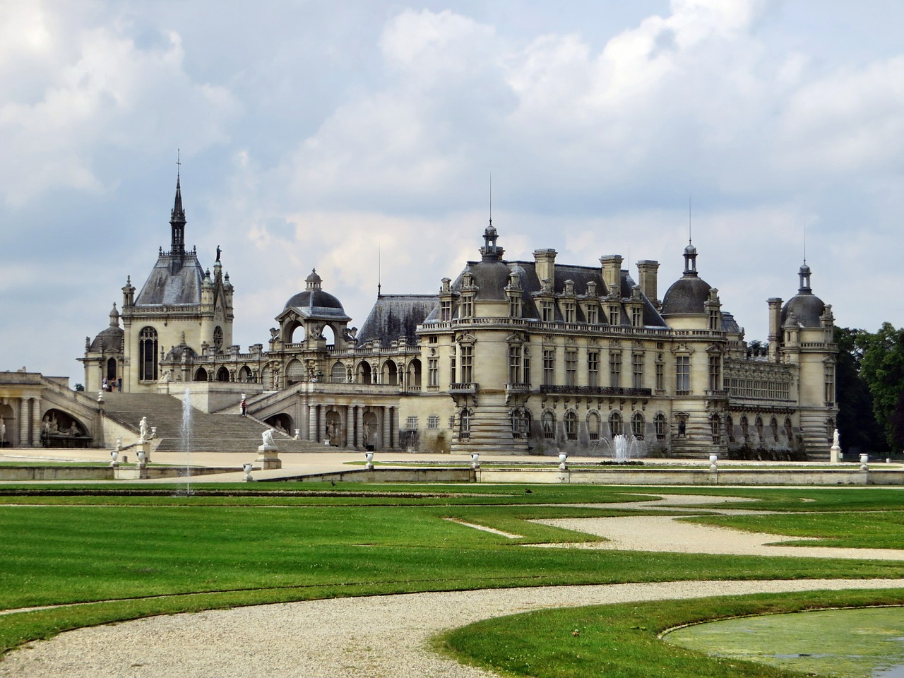 Chantilly, Pilis, Puikus Conde, Château De Chantilly, Paminklas, Architektūra, Istorija, Nemokamos Nuotraukos,  Nemokama Licenzija