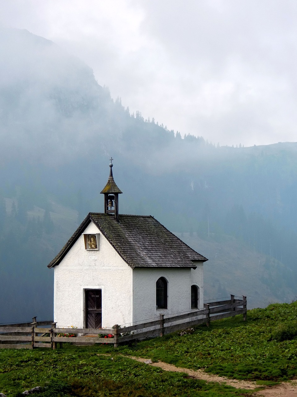 Koplyčia, Bažnyčia, Kalnų Koplyčia, Maldos Namai, Alpių, Tikėjimas, Religija, Krikščionybė, Krikščionis, Nemokamos Nuotraukos